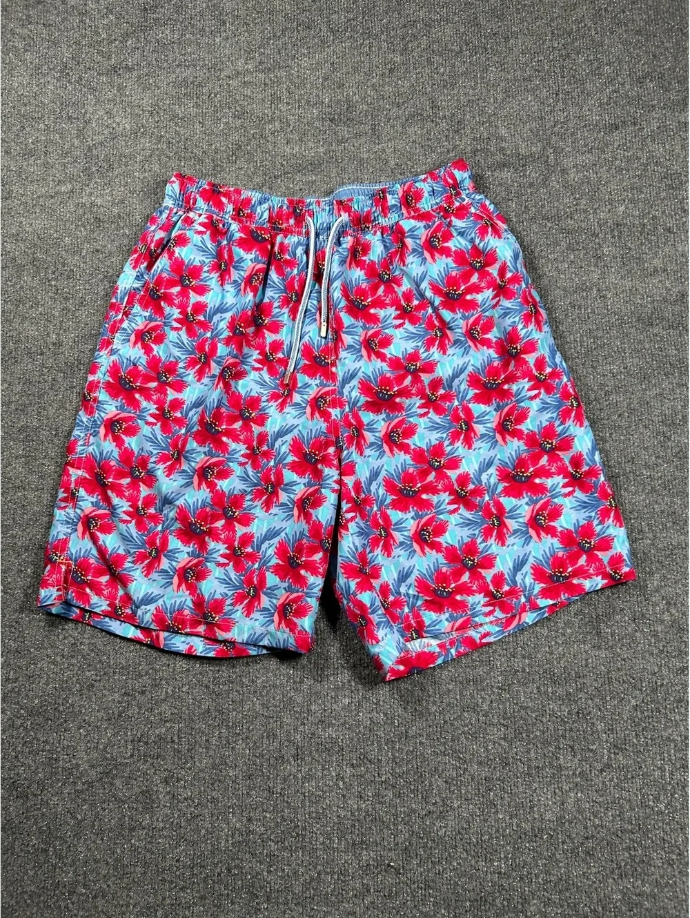 Peter Millar Seaside Collection Men's Floral Swim Shorts Medium